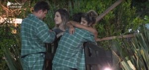 Guilherme Leão opina sobre relacionamento de Lucas Viana e Hariany em A Fazenda 11 (Reprodução: PlayPlus)