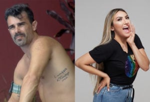 Jorge Sousa não segurou a língua e atacou Thayse Teixeira de A Fazenda durante participação no Hoje em dia da Record TV (Montagem: TV Foco)