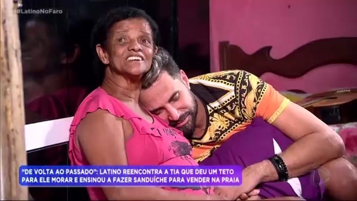 Latino e sua tia Marlene Baby Me Leva (Foto: Reprodução/Instagram) Latino e sua tia Marlene Baby Me Leva (Foto: Reprodução/Instagram)