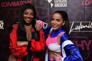 Ludmilla e Anitta na festa Combatchy no Espaço das Américas (Reprodução: Internet)