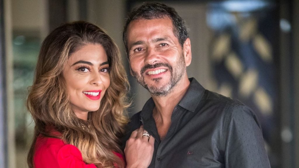 Maria da Paz (Juliana Paes) e Amadeu (Marcos Palmeira) em A Dona do Pedaço (Reprodução: TV Globo)