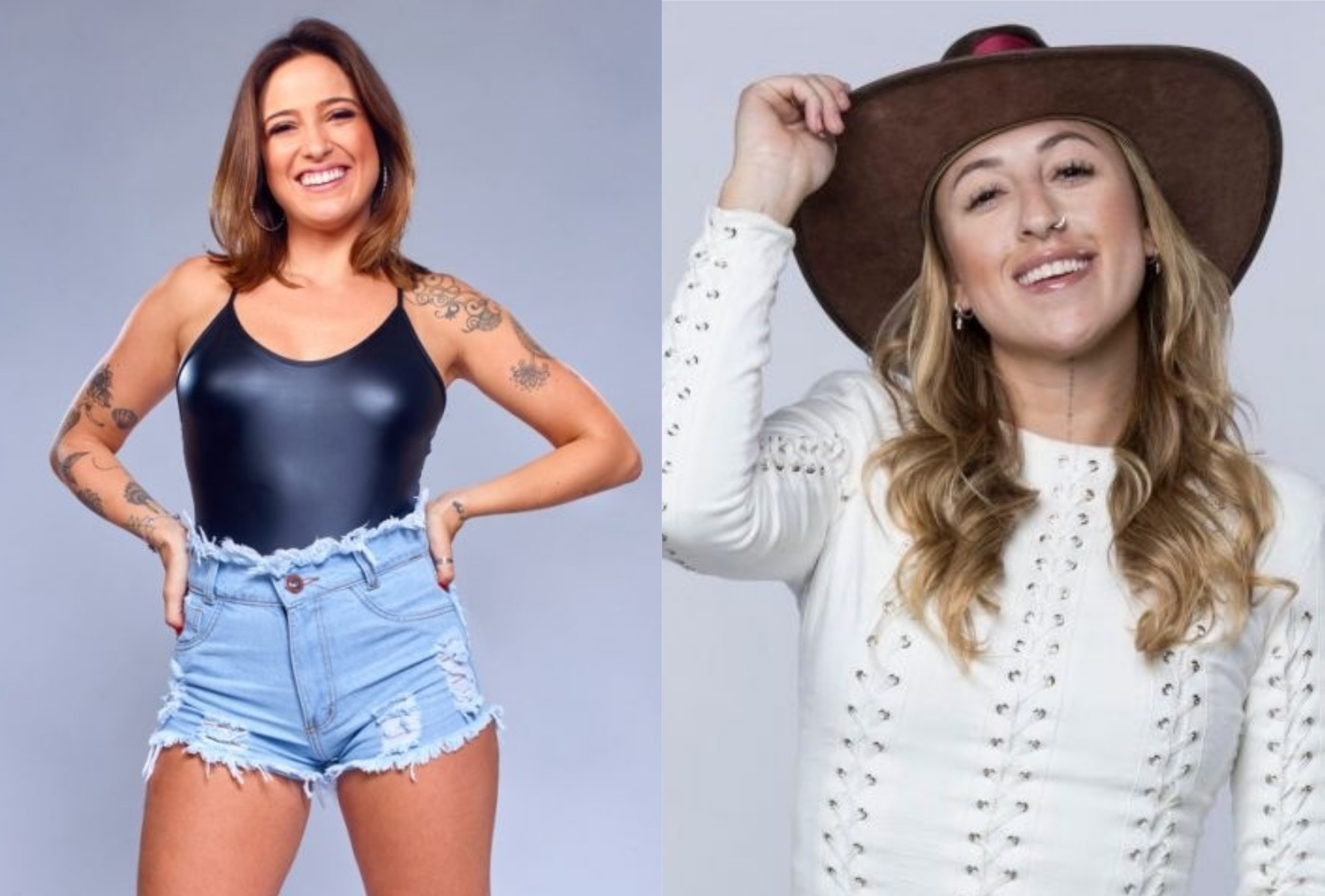 Tati Dias desmente Bifão em A Fazenda 11 sobre ser chefe de cozinha (Montagem: TV Foco)