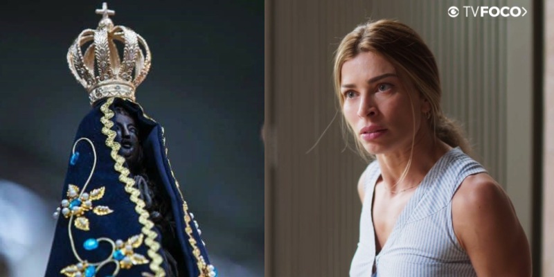 Paloma pede milagre para Nossa Senhora de Aparecida em Bom Sucesso 