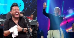 Nego do Borel comete gafe, expõe Bruno e Marrone e tenta se desculpar. (Foto: Reprodução)