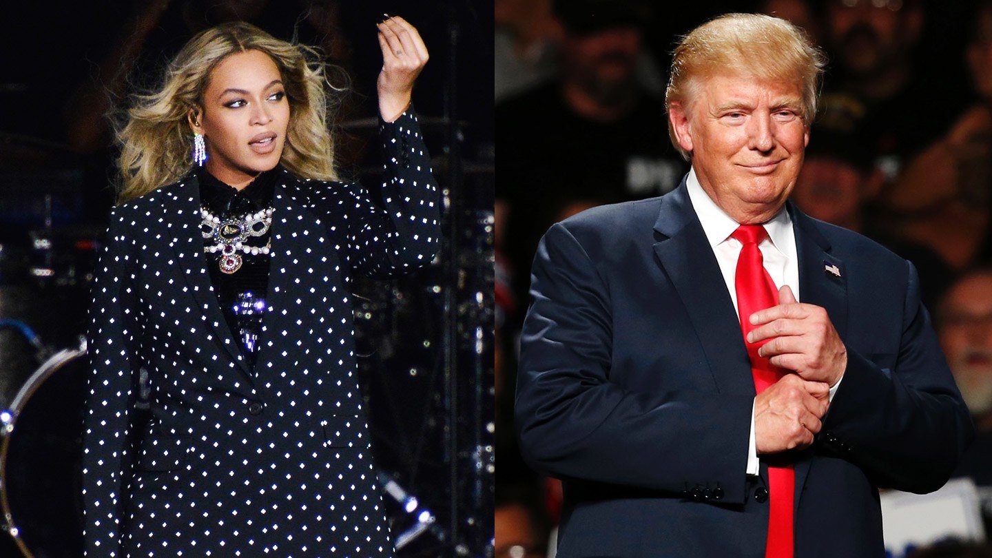 Donald Trump detona Beyoncé e diz que nunca precisou dela para ganhar as eleições (Foto: Reprodução)