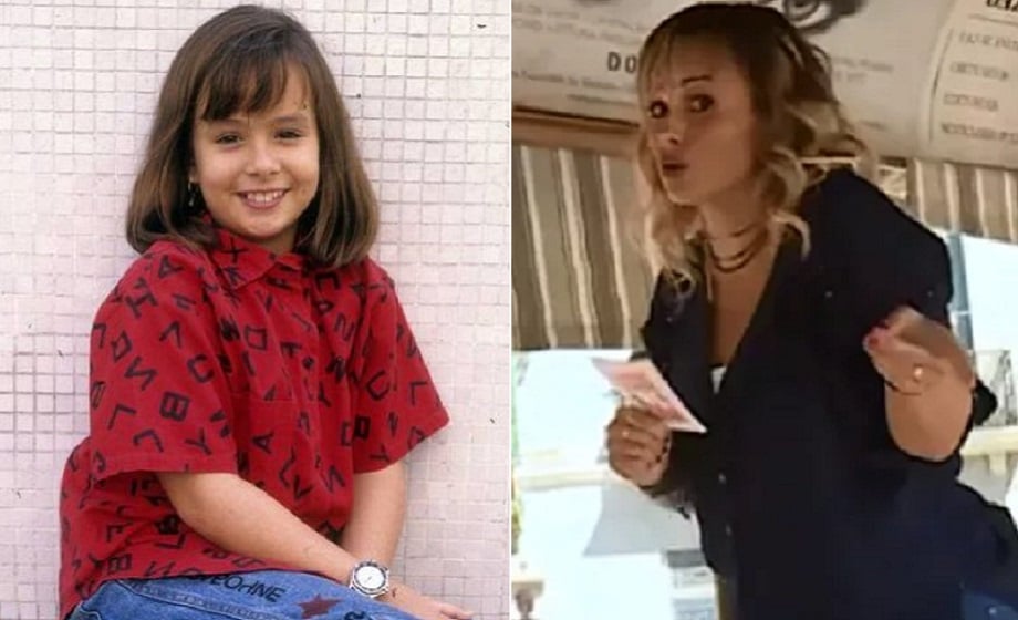 Duda Esteves, ex-Duda Little, que trabalhou com Xuxa e Os Trapalhões agora é repórter de Ana Maira Braga (Foto: Reprodução)