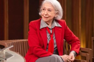 Fernanda Montenegro participa do Conversa com Bial na Globo (Imagem: Reprodução)