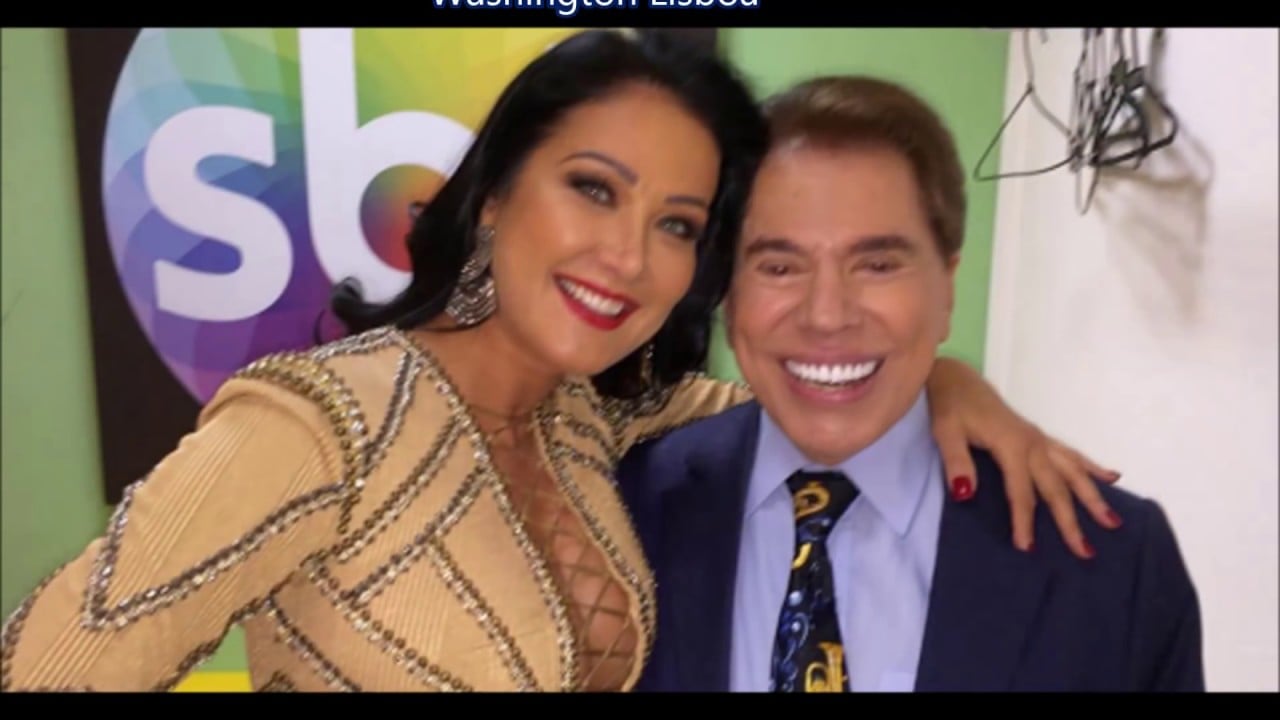 Silvio Santos e Helen Ganzarolli. Foto: Reprodução