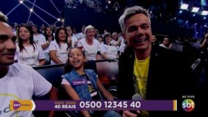 Otaviano Costa se emocionou no Teleton 2019 (Foto: Divulgação)