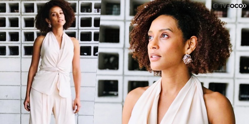 Fotomontagem da atriz Taís Araujo que será protagonista da novela Amor de Mãe