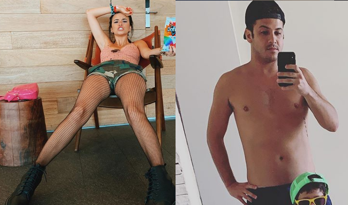 A atriz da TV Globo Talita Younan, que esteve em O Tempo Não Para e pode estar em Éramos Seis e ex-marido de Fernanda Gentil Matheus Braga terminaram o relacionamento que foi rápido (Foto: Reprodução)