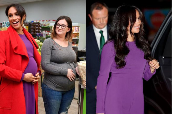 Meghan Markle voltou a usar as roupas da primeira gestação e nova gravidez pode ser confirmada (Foto: Reprodução)