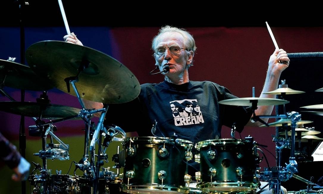 Morre aos 80 anos de idade o lendário baterista Ginger Baker (Foto: Reprodução) Morre aos 80 anos de idade o lendário baterista Ginger Baker (Foto: Reprodução)
