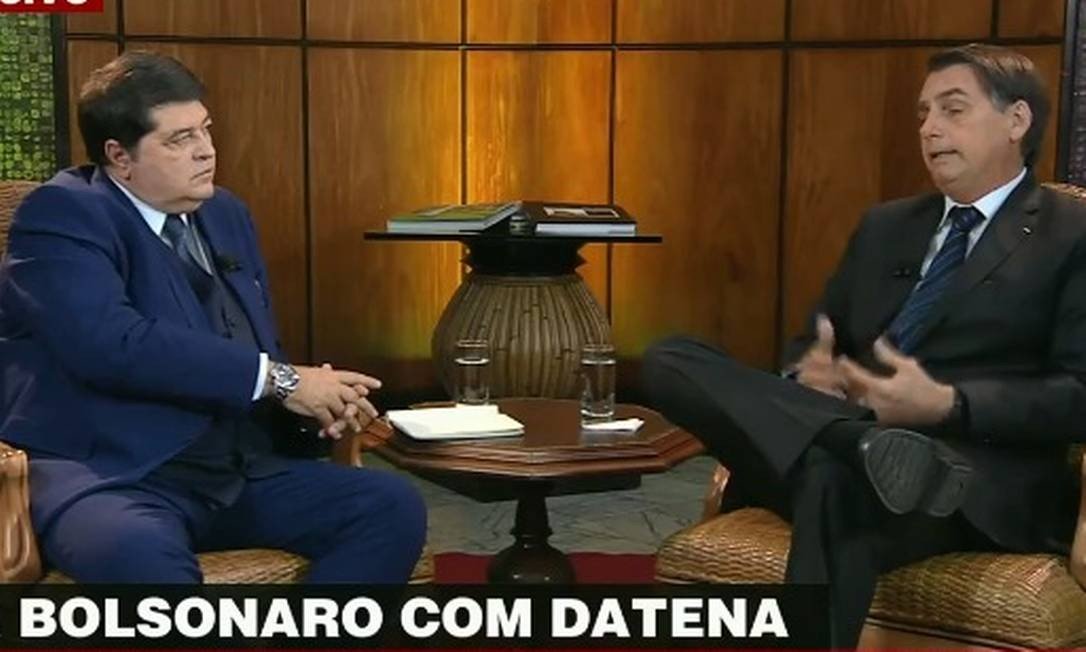 José Luiz Datena revelou conversa com o presidente Jair Bolsonaro (Foto: Reprodução)