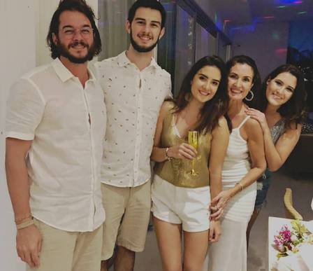 Túlio Gadêlha e Fátima Bernardes