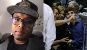 Buchecha ficou indignado com atitude de fãs de Gugu no enterro do apresentador (Foto: Montagem/TV Foco)