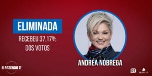 Andréa de Nóbrega foi eliminada em Roça história de A Fazenda 11 da Record contra Thayse Teixeira (Reprodução: Twitter/A Fazenda)