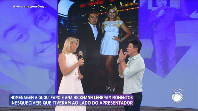 Ana Hickmann esteve com Marcos Mion no Hora do Faro (Foto: Reprodução)