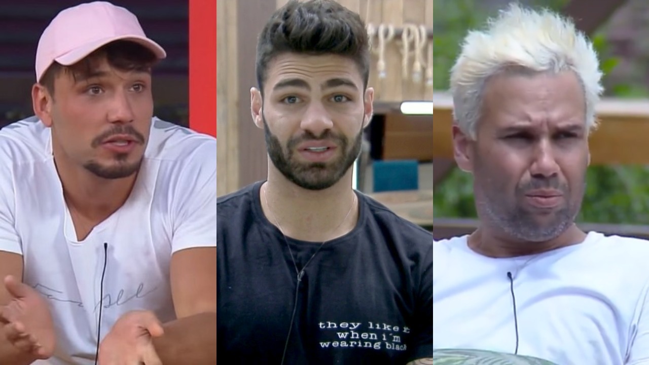 Lucas Viana, Viny Vieira e Netto (Foto: Reprodução/Playplus)