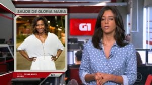 Glória Maria deve deixar o hospital até este final de semana (Foto: reprodução/Globoplay)