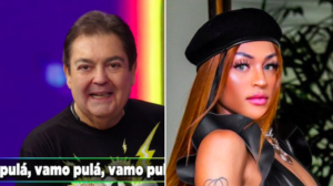 Fausto Silva e Pabllo Vittar (Reprodução)