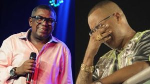 Dudu Nobre vai aos prantos com a morte de Reinaldo, Príncipe do Pagode (Montagem: TV Foco)