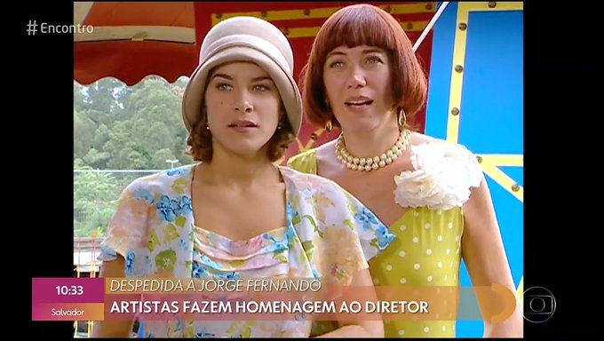 Lilia Cabral e Priscila Fantin na época de Alma Gêmea, novela escrita por Walcyr Carrasco e dirigida por Jorge Fernando (Foto: Reprodução/ TV Globo)