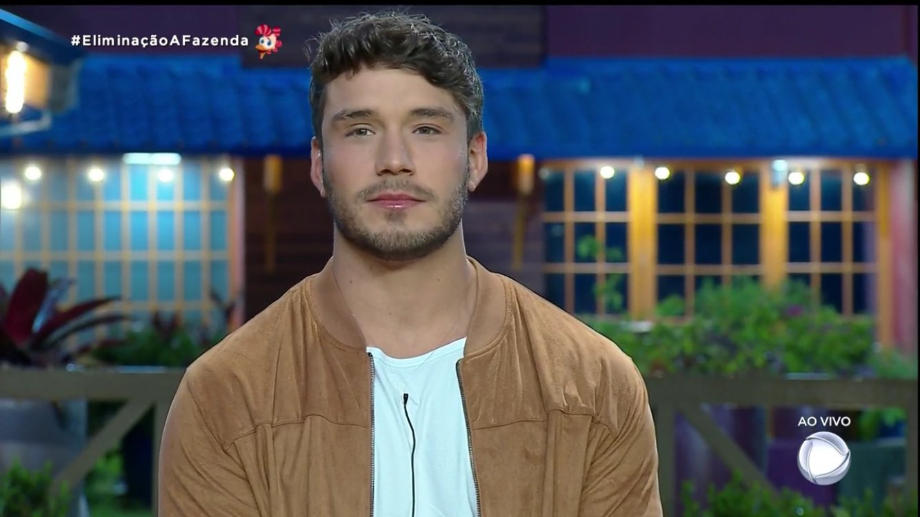 Lucas Viana no reality show A Fazenda (Reprodução/PlayPlus)