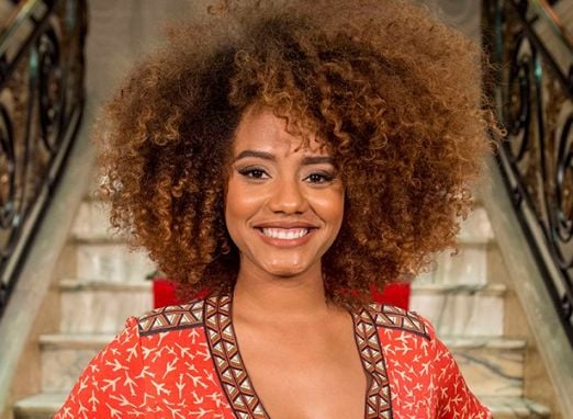A famosa atriz de Amor de Mãe, da Globo, Jéssica Ellen (Foto: Reprodução)