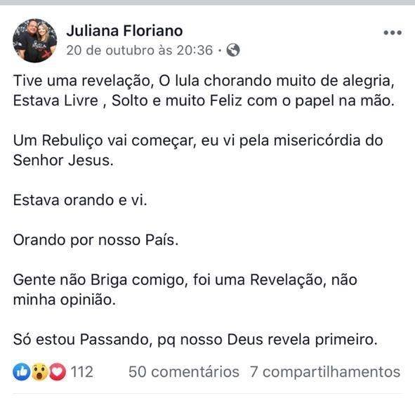 Profecia envolvendo Lula 