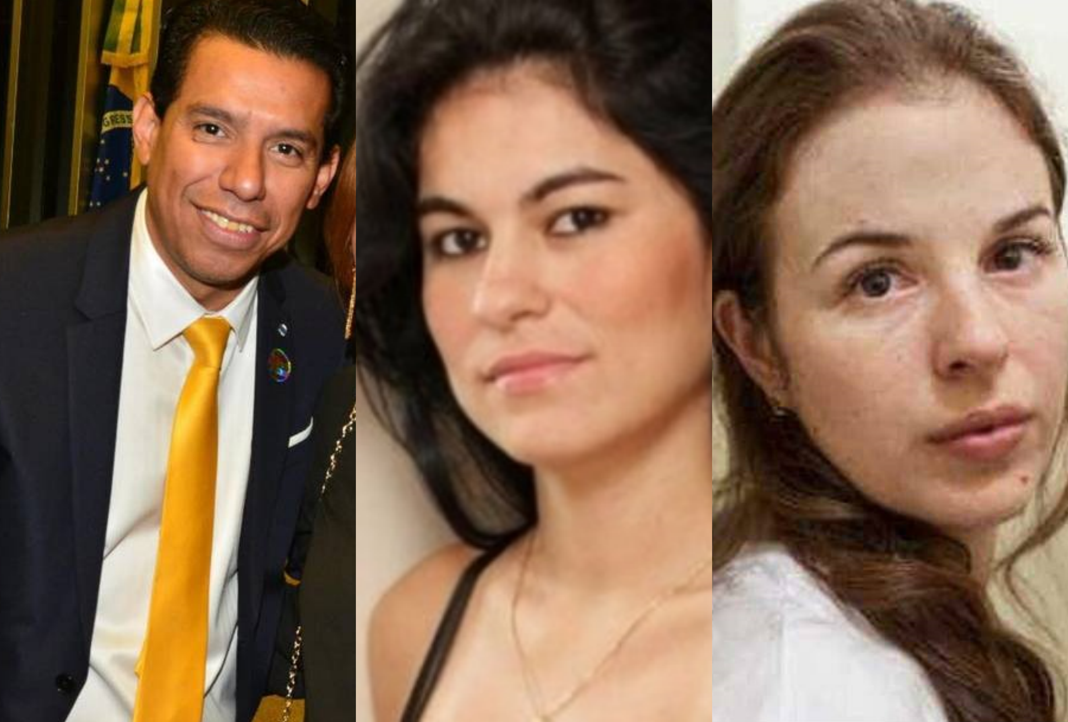 O marido da deputada federal, Flordelis, Pastor Anderson, Eliza Samúdio e Suzane Von Richthofen (Foto: Montagem TV Foco)
