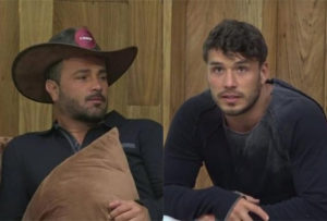Rodrigo Phavanello detona Lucas Viana em A Fazenda da Record (Montagem: TV Foco)