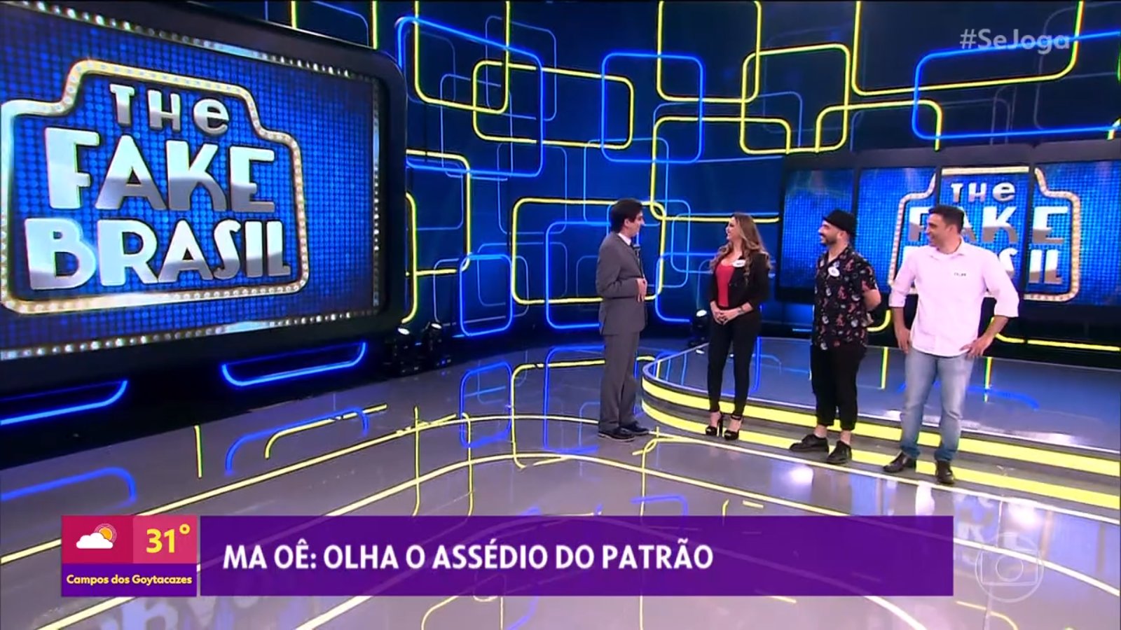Silvio Santos foi acusado de assédio no Se Joga (Foto: Reprodução/Twitter) Silvio Santos foi acusado de assédio no Se Joga (Foto: Reprodução/Twitter)