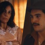 Alfredo e Lola brigam em Éramos Seis (Foto: Montagem/TV Foco)