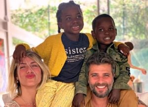 Giovanna Ewbank, Bruno Gagliasso e os filhos (Foto: Reprodução)