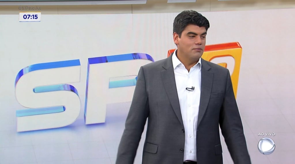 André Azeredo foi um dos últimos apresentadores do SP No Ar (Foto: Reprodução)