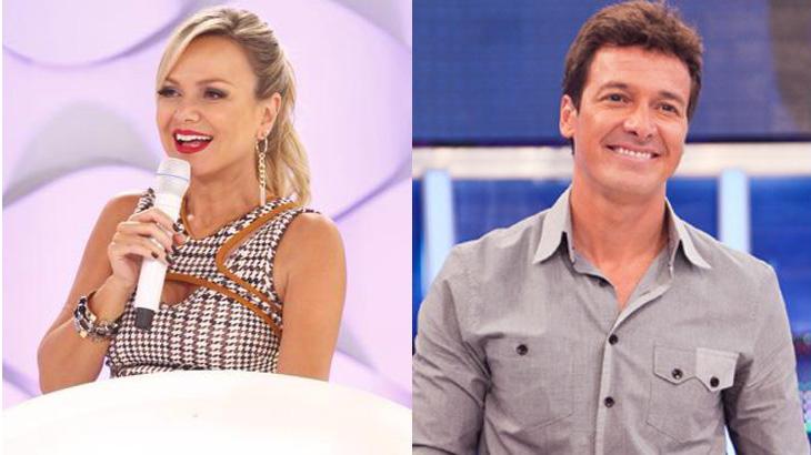 Eliana venceu Rodrigo Faro com larga vantagem neste domingo  audiência (Foto: Montagem)