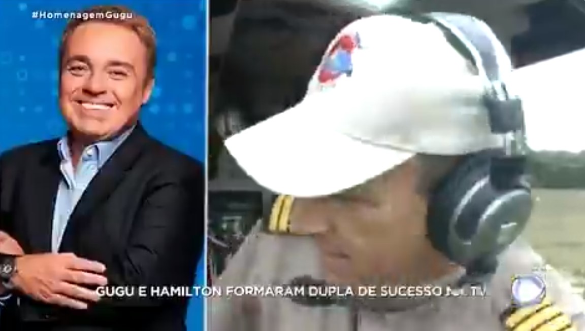 Comandante Hamilton passou mal na Record (Foto: Reprodução/Record)