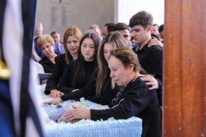 Dona Maria do Céu se despediu de Gugu Liberato (Francisco Cepeda/AgNews)
