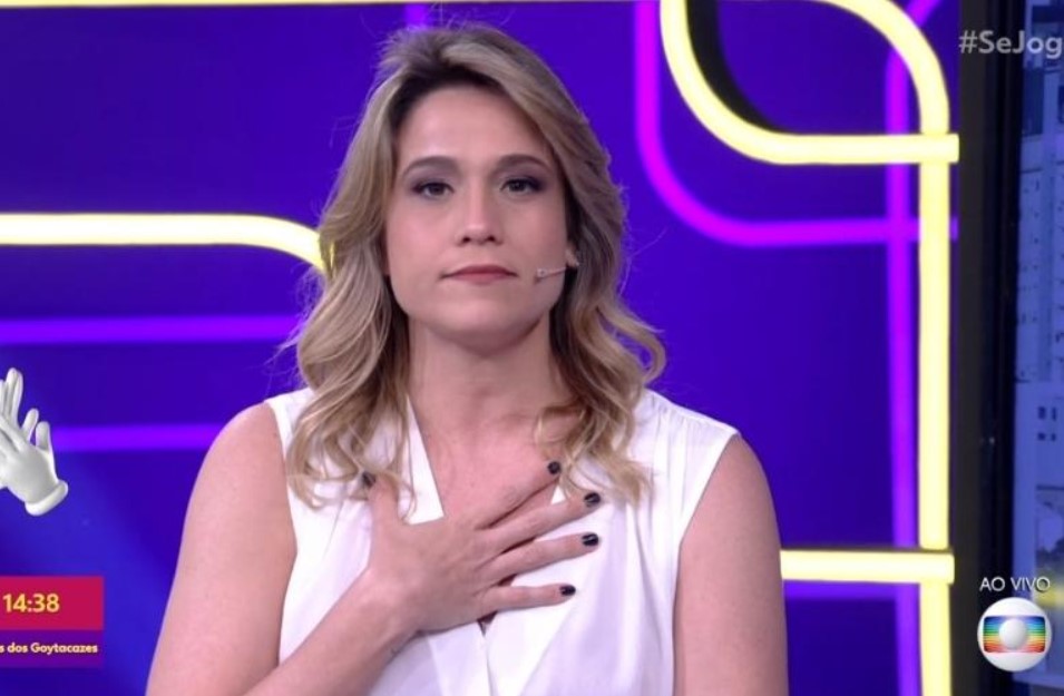Fernanda Gentil no comando do programa Se Joga, da Globo (Foto: Reprodução)