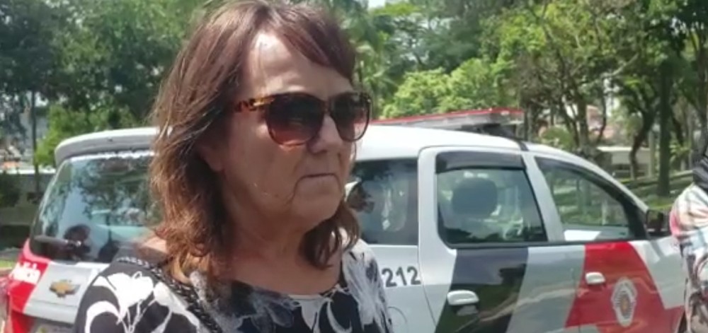 A empresária Maria Tereza Pereira, prima de Gugu Liberato, que foi furtada no enterro do apresentado