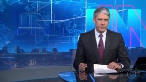 O famoso apresentador do Jornal Nacional da Globo, William Bonner se envolveu em diversas polêmicas ao longo do ano (Foto: Reprodução)