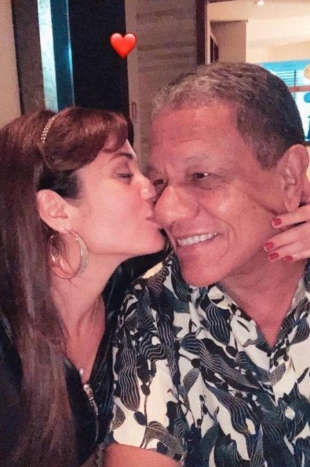 Maria Melilo e Arnando Pereira Filho: lua de mel em Aruba (Foto: reprodução/instagram)