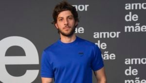 Chay Suede no lançamento da novela Amor de Mãe (Foto: Globo/Estevam Avellar)