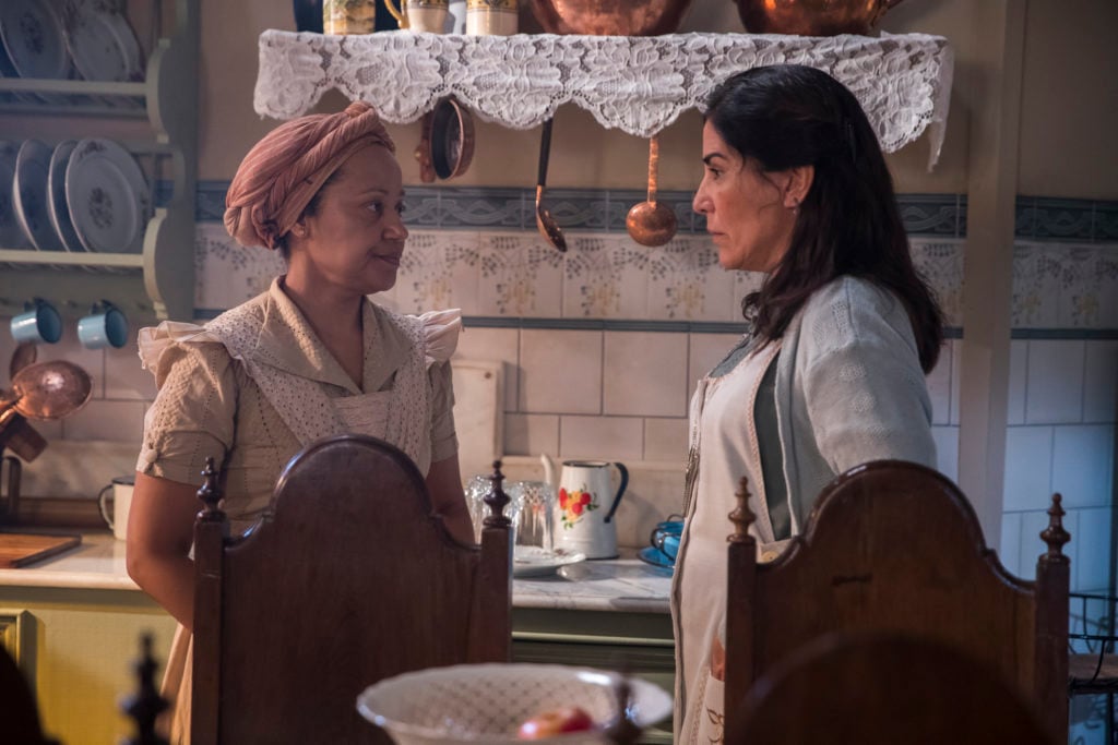 Durvalina ( Virgínia Rosa ), presente nos momentos mais importantes da Família Lemos