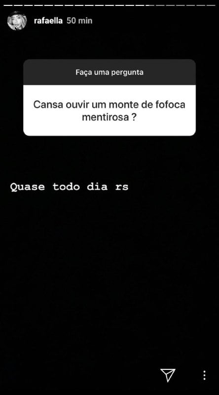 A vida de famosa não é fácil 
