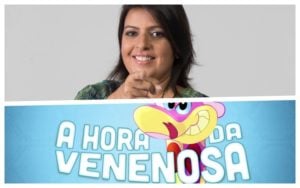 Fábia Oliveira cobrirá as férias de Amin Khader na Hora da Venenosa (Reprodução)