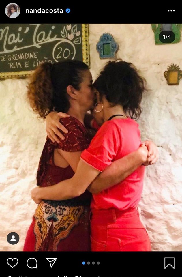 Nanda faz declaração para a sogra (Foto: Reprodução)