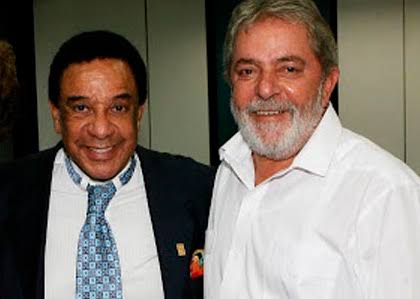 Agnaldo Timóteo e Lula (Foto: Reprodução)