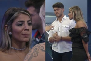 Hariany Almeida e Lucas Viana durante festa em A Fazenda 11 da Record (Foto: Reprodução/PlayPlus)